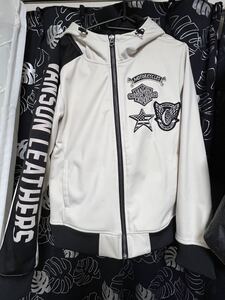 バンソン ジャケット ホワイト  美品 パーカー ジャージ