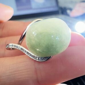 R2M-0037天然本翡翠 《本物保証》 ペンダント16.6*12.1チェーンSV925 一点物 魔除け 昇進 成功 風水 金運 財運 幸運 幸福 縁起