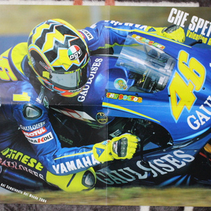 MotoGP GAULOISES FORTUNA YAMAHA YZR-M1 #46 バレンティーノ・ロッシ A2ポスター 未使用品 | ゴロワーズヤマハ モトGP