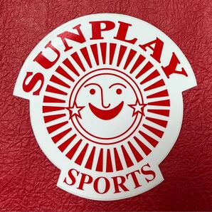 ★送料込★長渕剛が通っているトレーニングジムのステッカーになります★SUN PRAY GIM★サンプレイジム★大きさは、直径約13㎝になります