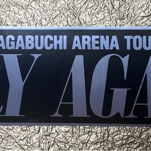 ★送料込★長渕剛★トライアゲインアリーナツワー2011ステッカー★ブラックシルバー★約19㎝×5.5㎝★新品未使用です★TRY AGAIN★