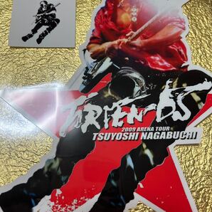 ★長渕剛★フレンド★2009年アリーナツワーステッカー★大小2枚1シートです★大きいステッカーの大きさは約19㎝×24㎝★新品未使用★①