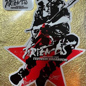 ★長渕剛★フレンド★2009年アリーナツワーステッカー★大小2枚1シートです★大きいステッカーの大きさは約19㎝×24㎝★新品未使用★②