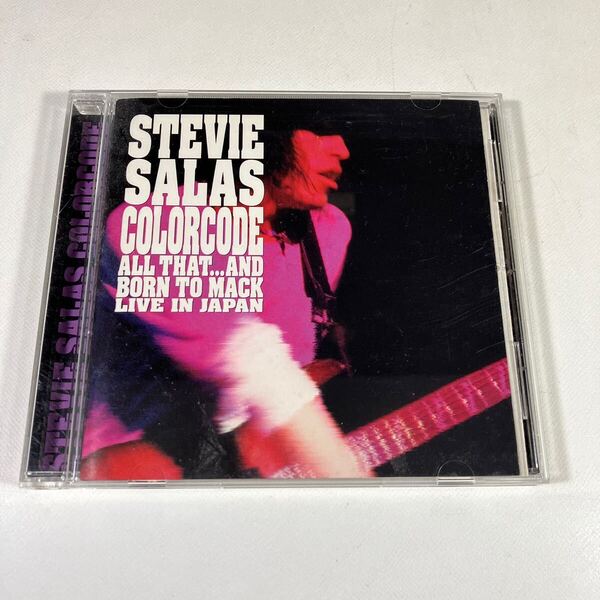 国内盤 スティーヴィー サラス カラーコード ライブ イン ジャパン STEVIE SALAS COLORCODE ALL THAT AND BORN TO MACK LIVE IN JAPAN