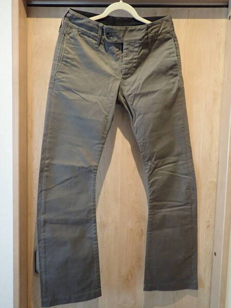 【送料無料】AZ エーゼイ BANANA CHINO PANTS バナナチノパンツ Sサイズ カーキ