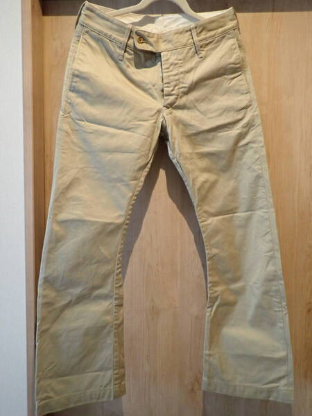 【送料無料】AZ エーゼイ BANANA CHINO PANTS バナナチノパンツ Sサイズ ベージュ