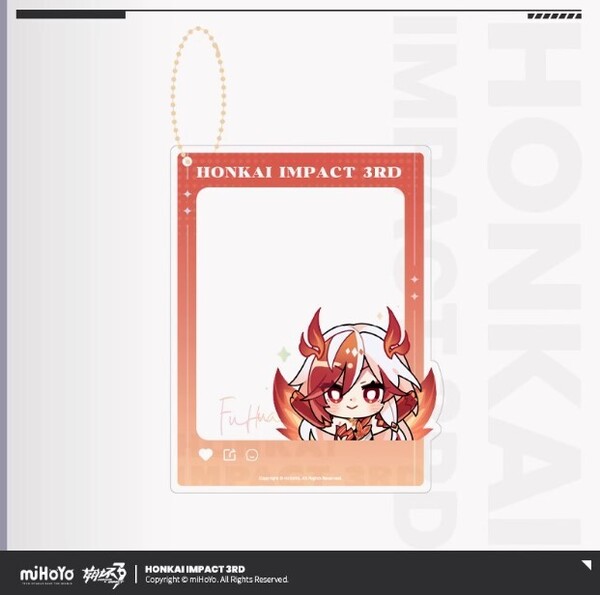 崩壊3rd 特典品 アクリルキーホルダー 浮生渡世の羽 フカ