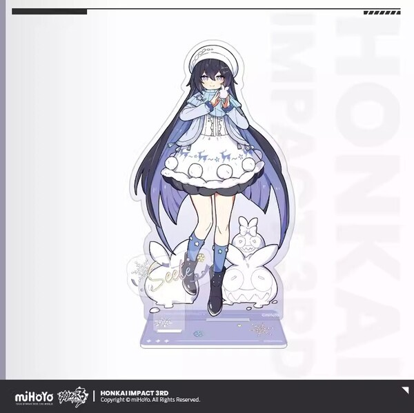 崩壊3rd 銀冬雪趣シリーズ アクリルスタンド ゼーレ①