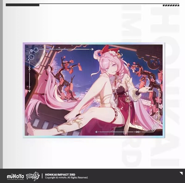 崩壊3rd アクリルスタンド色紙 春に咲く桃の花 エリシア
