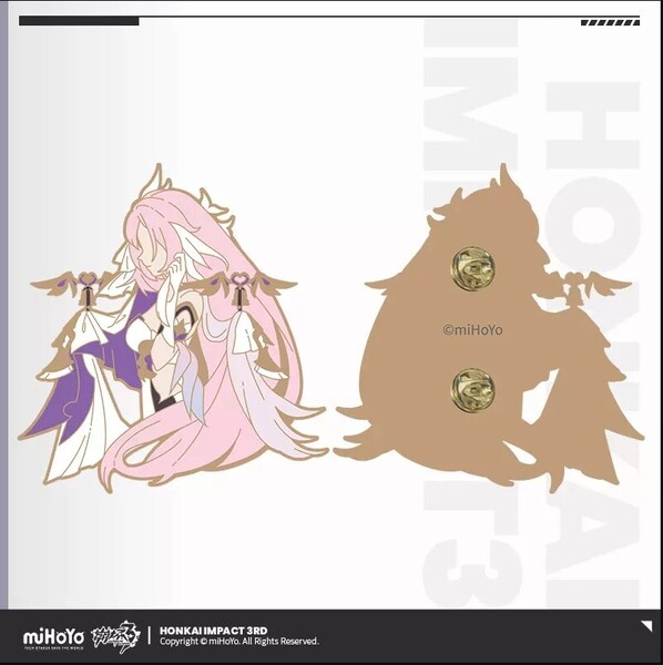 崩壊3rd ピンバッジ 無瑕の人 エリシア