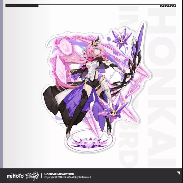 崩壊3rd 聖痕シリーズ アクリルスタンド ピンクの妖精さん♪ エリシア