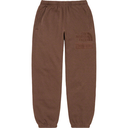 送料無料【茶色・M】supreme The North Face Pigment Printed Sweatpant 22aw 国内 新品 シュプリーム Brown ピグメント スウェットパンツ