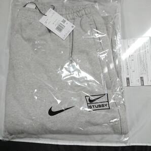 送料無料 【グレー・XXL】23aw Nike x Stussy フリースパンツ 国内正規 新品未開封 ナイキ ステューシー コラボ スウェットパンツ パンツ