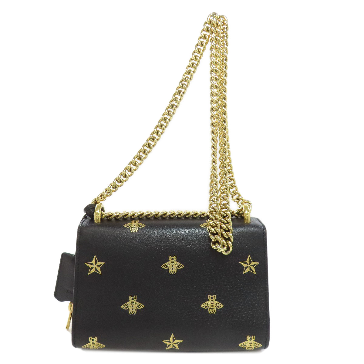 GUCCI グッチ 432182 ビースター チェーンショルダー ショルダーバッグ カーフ レディース 中古 GUCCI グッチ 432182 ビースター チェーンショルダー ショルダーバッグ カーフ レディース 中古