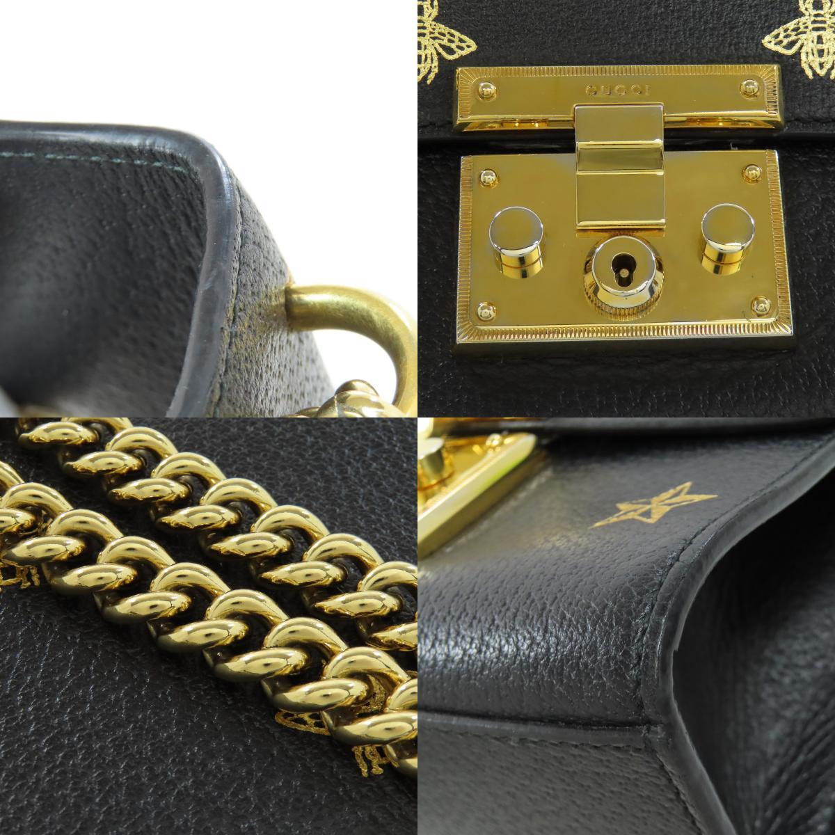 GUCCI グッチ 432182 ビースター チェーンショルダー ショルダーバッグ カーフ レディース 中古 GUCCI グッチ 432182 ビースター チェーンショルダー ショルダーバッグ カーフ レディース 中古