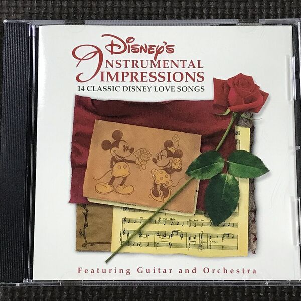 Disney's Instrumental Impressions ~14 Classic Disney Love Songs~ Featuring Guitar and Orchestra by Jack Jezzro CD