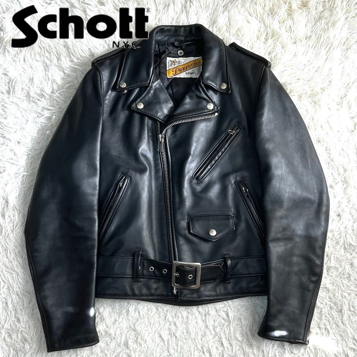 Yahoo!オークション -「schott ダブル ライダース 34」の落札 Yahoo!オークション -「schott ダブル ライダース 34」の落札