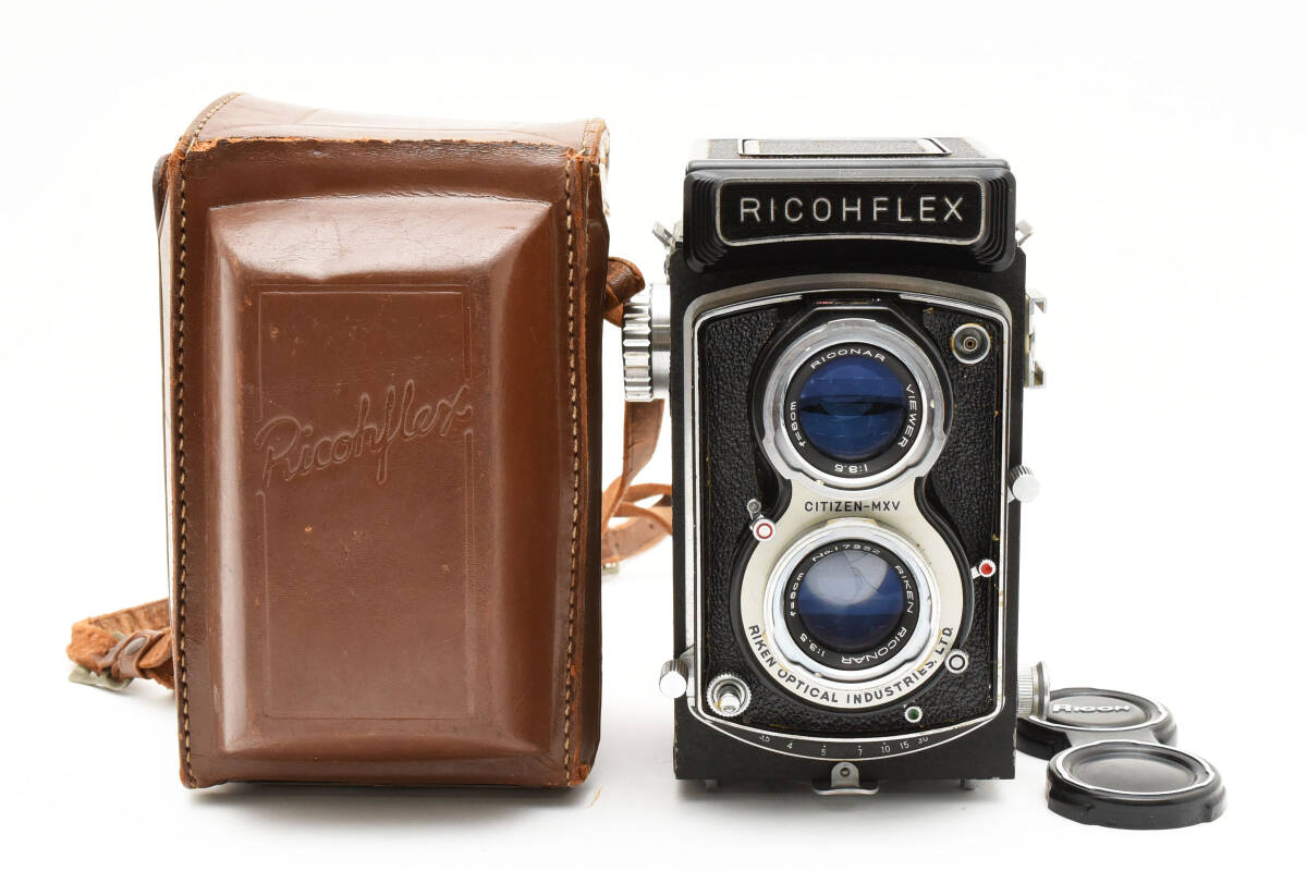 RICOHFLEX 二眼レフフィルムカメラ ケース付き シャッターOKです