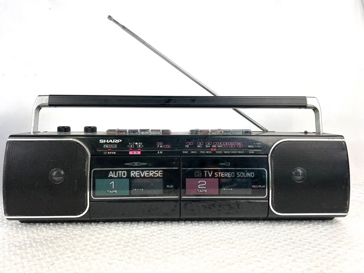Yahoo!オークション -「sharp qt」(ラジカセ) (カセットデッキ Yahoo!オークション -「sharp qt」(ラジカセ) (カセットデッキ
