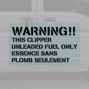 日産 クリッパー 給油口 ステンシルカッティングステッカー 転写シール 白色