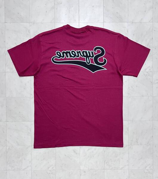 【新品】SUPREME シュプリーム【Backwards Tee Cardinal】24SS バックワーズ Tシャツ Mサイズ レッド