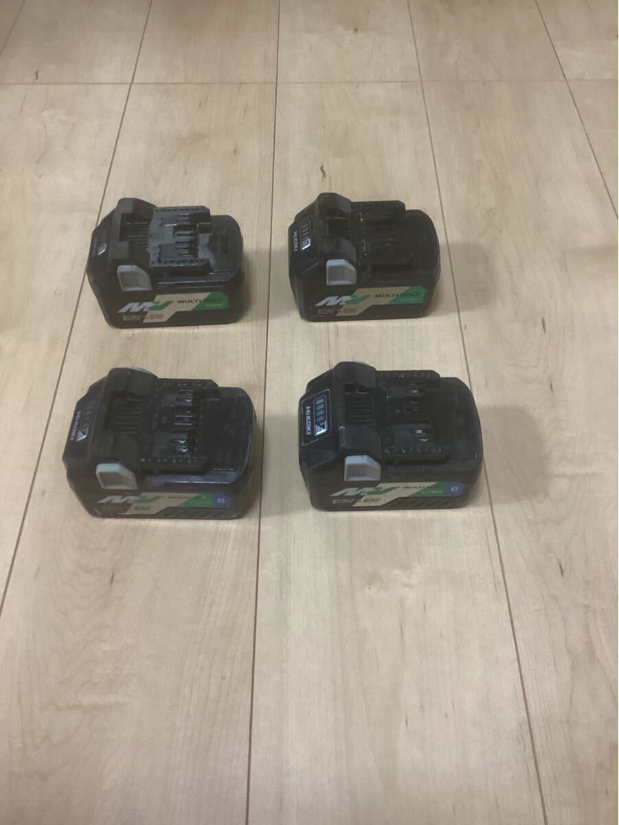 送料無料 中古品 日立工機 リチウムイオンバッテリー BSL36a18 BSL36A18b HITACHI HiKOKI 4ケ