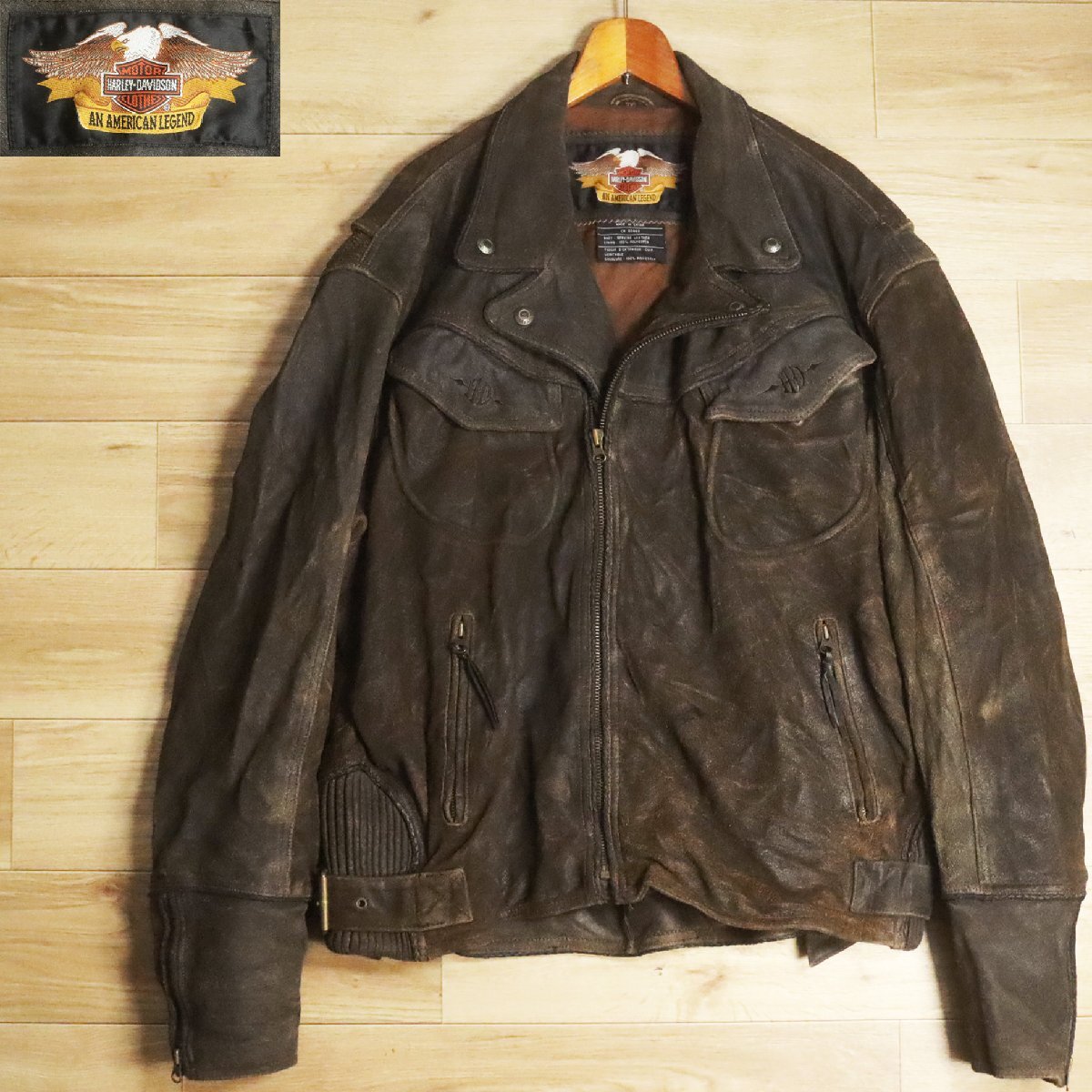 Yahoo!オークション -「harley davidson ダブル ライダース」の Yahoo!オークション -「harley davidson ダブル ライダース」の