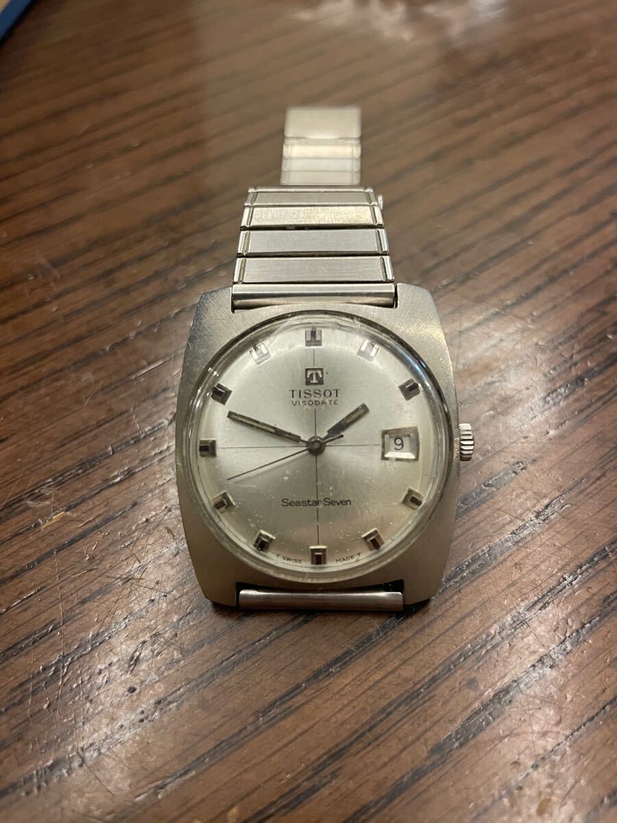 珍品 TISSOT ティソ シースターセブン 自動巻き メンズ アンテック稼働品 Yahoo!オークション -「tissot seastar seven」の落札相場・落札価格
