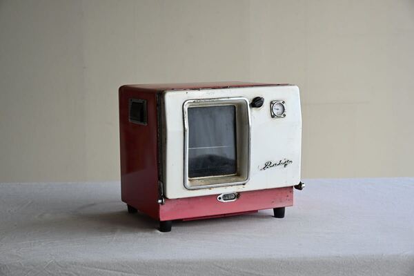 【ブロカント】ガスオーブン Ruby 珍品 インテリア ディスプレイ 小物収納 ジャンク レトロポップ