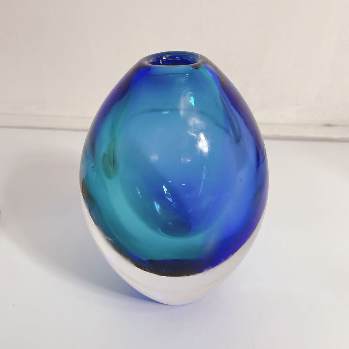 ◇花瓶 フラワーベース ガラス製 グラデーション インテリア