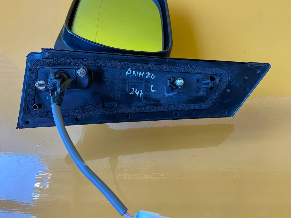 ヴェルファイア DBA-ANH20W 左サイドミラー ドアミラー 前期 ウィンカ-付 。。。247 ヴェルファイア DBA-ANH20W 左サイドミラー ドアミラー 前期 ウィンカ-付 。。。247