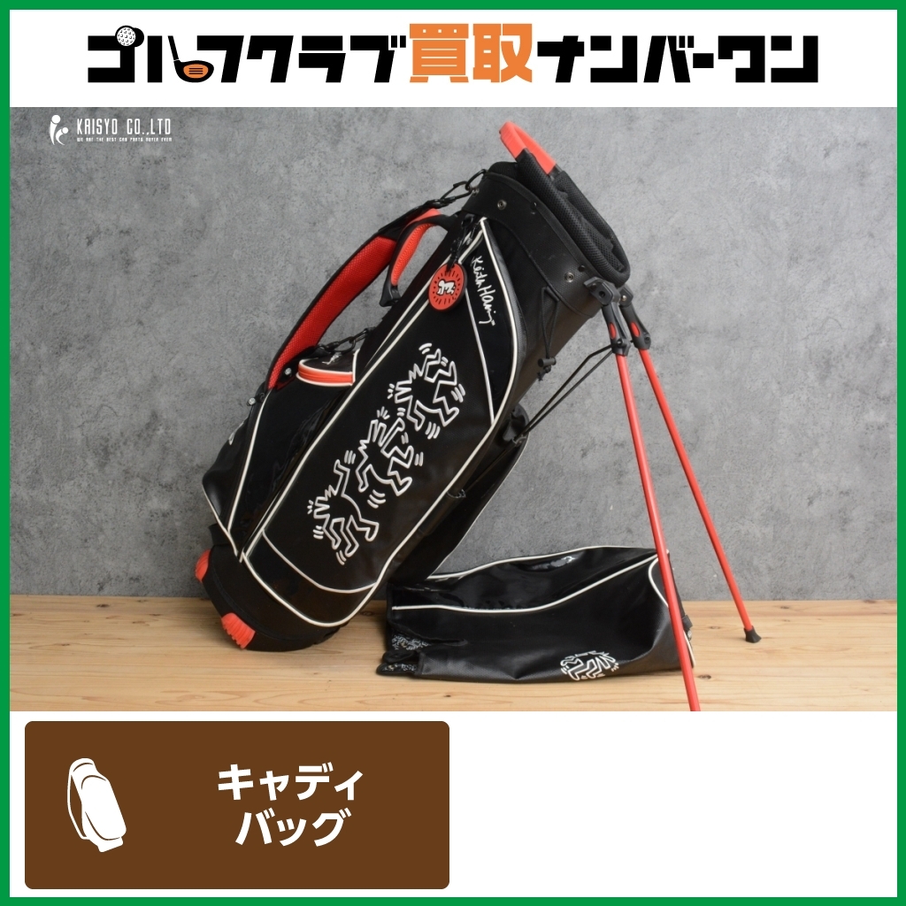 Yahoo!オークション -「keith haring」(キャディバッグ) (用具 Yahoo!オークション -「keith haring」(キャディバッグ) (用具