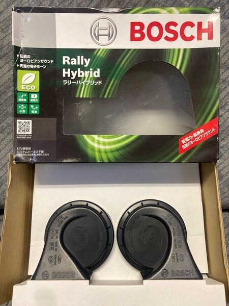!信頼のボッシュ製!ボッシュ ホーン ラリーハイブリッド BOSCH RallyHybrid ブラックボディ スタンス jdm usdm 当時物 フォグ