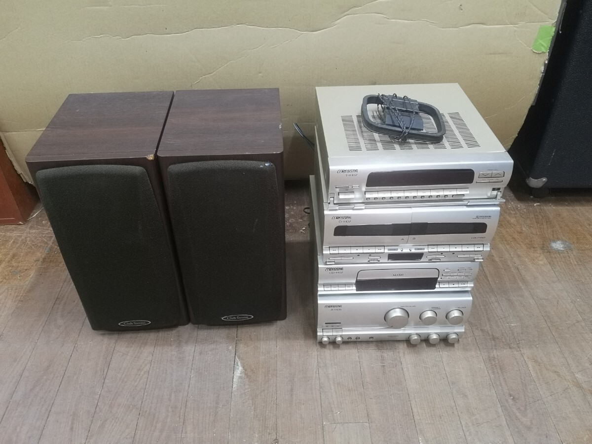 SANSUI AV-H07 ミニコンポ　ジャンク品 ジャンク サンスイ システムコンポ AV-H07 T-H07 CD-H07 - メルカリ