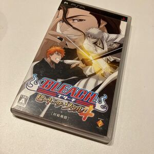 【PSP】 BLEACH ~ヒート・ザ・ソウル4~ ケースと説明書 ソフト無し