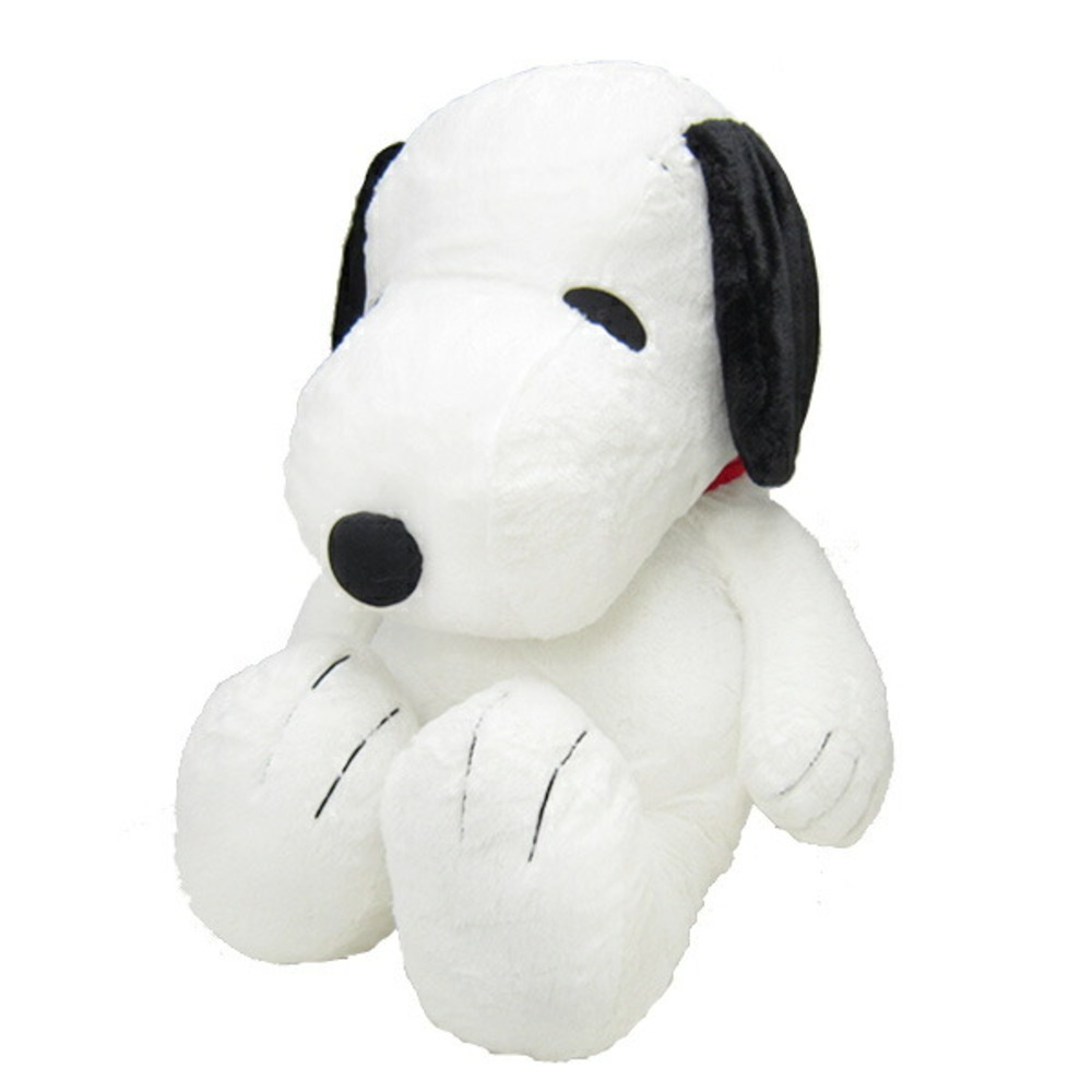 ☆ PEANUTS/スヌーピー/黒 ☆ キャラクター HUGHUG ぬいぐるみ L スヌーピー ぬいぐるみ L サイズ 特大 ハグハグ HUGHUG hughug ふわふわ