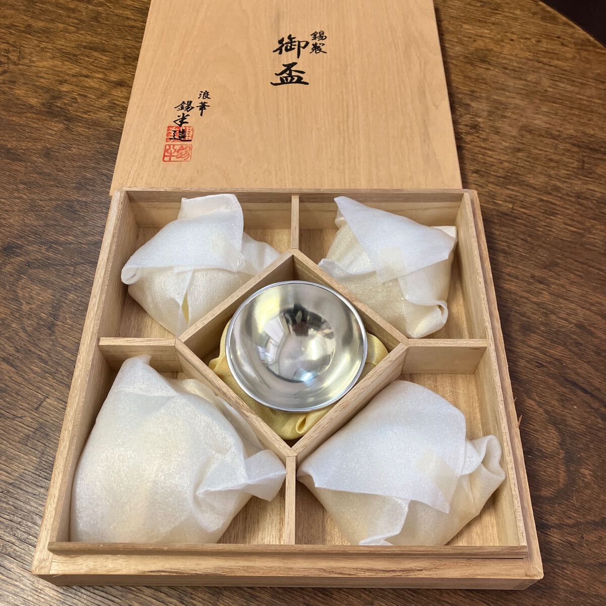 Yahoo!オークション -「浪華」(錫製) (金属工芸)の落札相場
