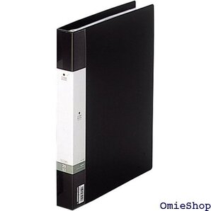 リヒトラブ ファイル クリヤーブック 交換式 A4 30穴 25ポケット 黒 G3802-24 2749