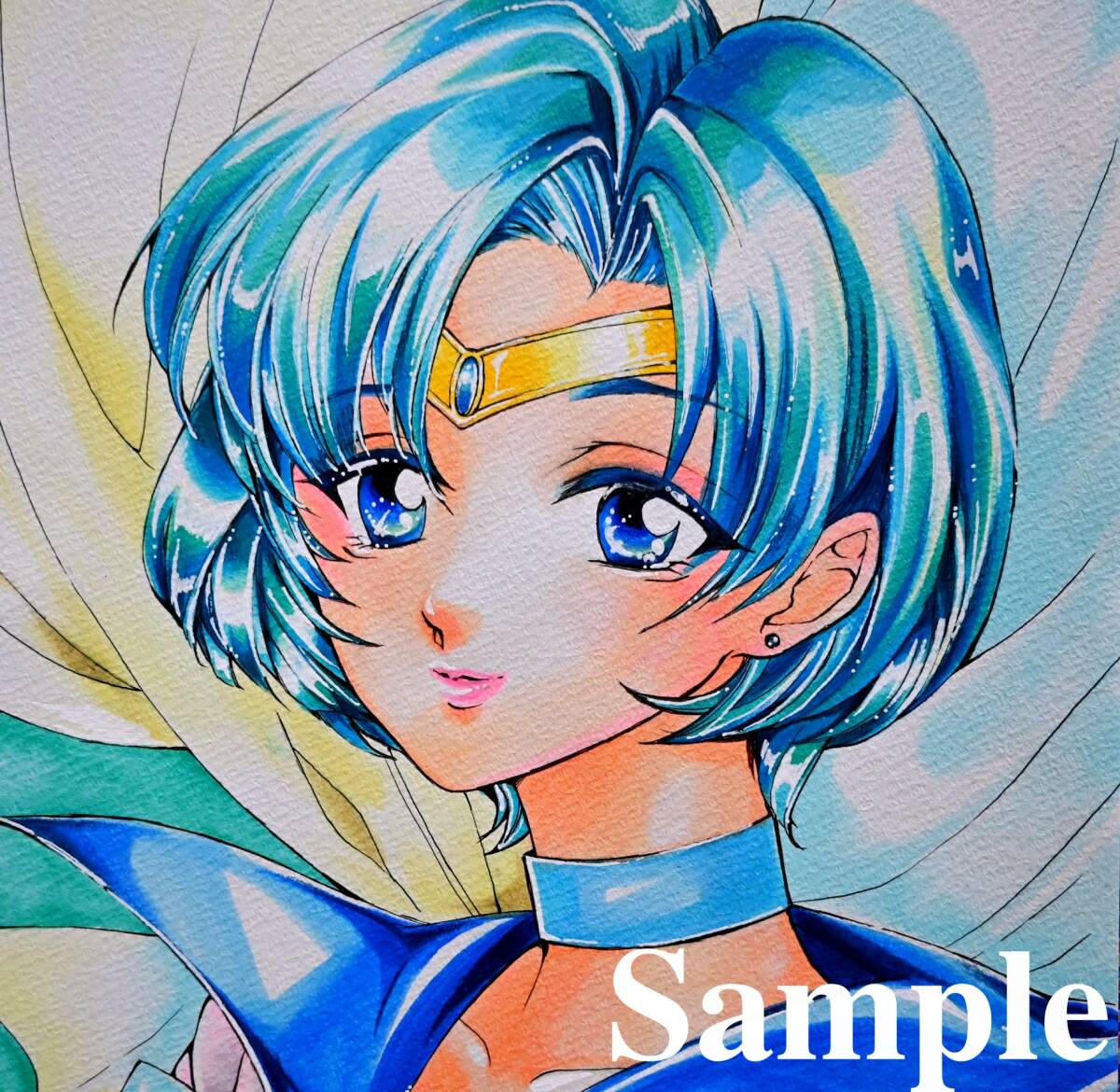 Yahoo!オークション -「セーラームーン 水野亜美」(手描き