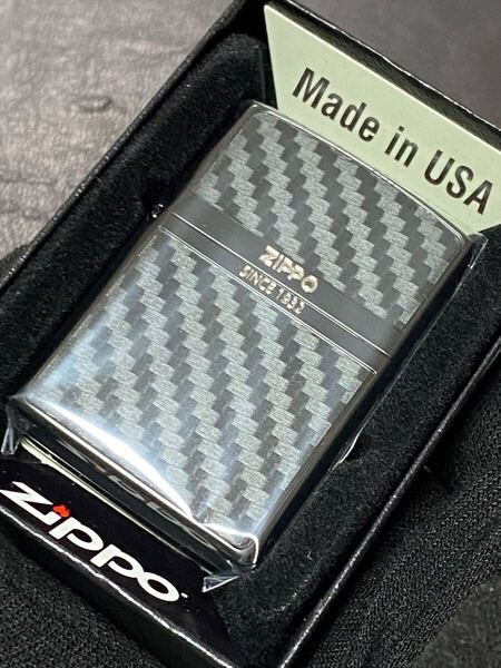 zippo ブラック カーボン 両面特殊加工 希少モデル 2023年製 ケース 保証書付き