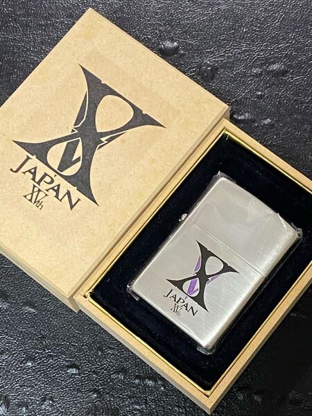 zippo XJAPAN XVth 限定品 両面デザイン 希少モデル 2004年製 シリアルナンバー NO.1021/5000 シルバーインナー 2004年製 専用木箱 保証書