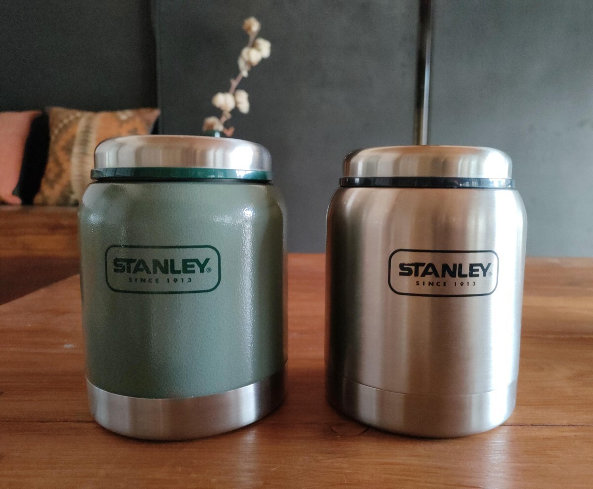 未使用】旧ロゴ STANLEY 真空ボトル＆フードジャーセット
