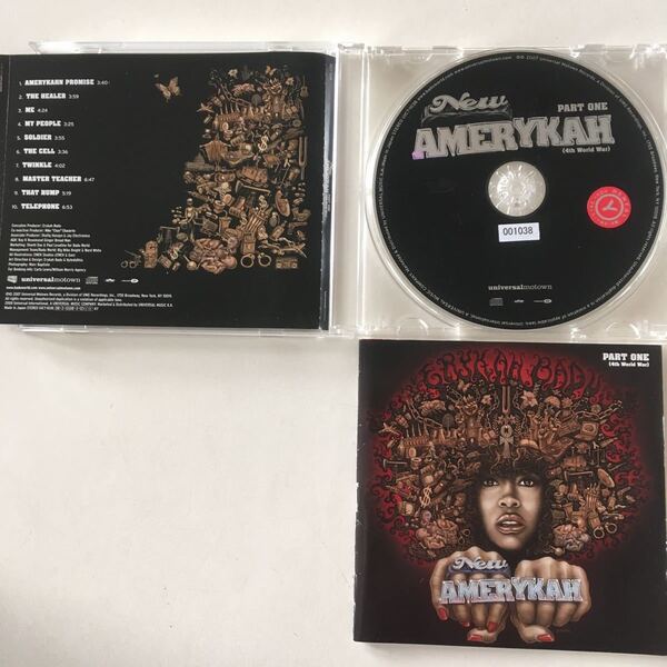 中古CD【まとめ可】New Amerykah Part One: 4th World War Erykah Badu (エリカ・バドゥ) 4thアルバム