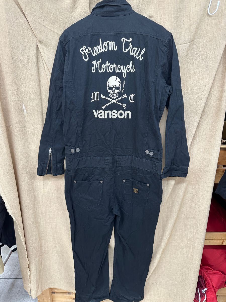 Yahoo!オークション -「vanson バンソン つなぎ」の落札相場