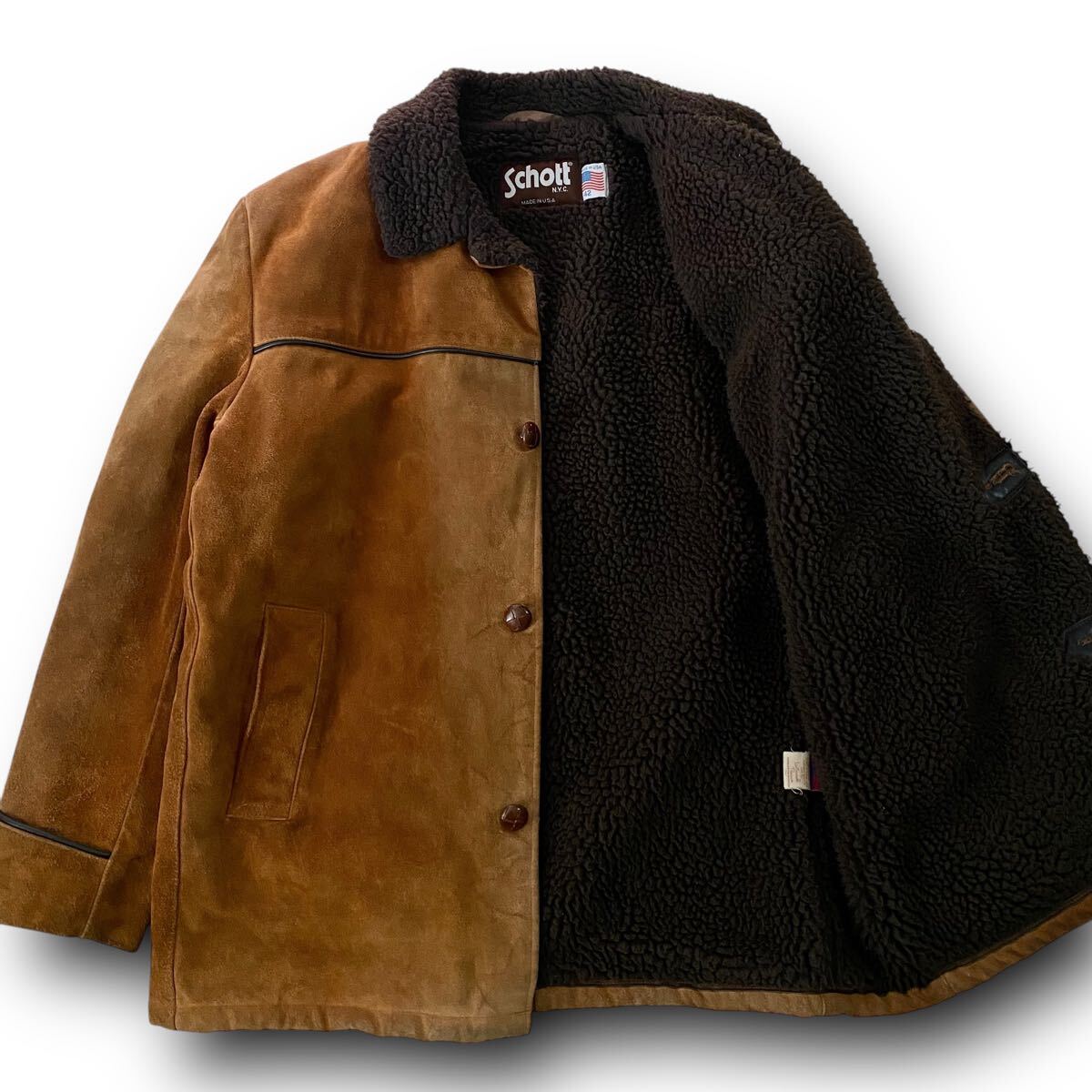 Yahoo!オークション -「schott スエードジャケット Yahoo!オークション -「schott スエードジャケット