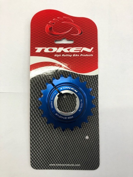 TOKEN シングルフリー スプロケット アルミ 20T ブルー 希少デッドストック品