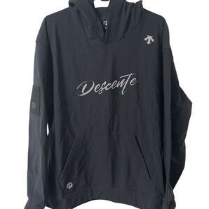 DESCENTE GOLF Different Scene Garment DSG ゴルフウェア スウェットパーカー プルオーバー ブラック