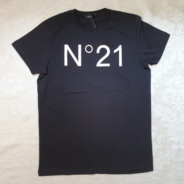 【新品・未使用】N°21 numero ventuno KIDS ロゴTシャツ ブラック 14Y N21173N0153