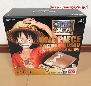 新品☆PS3本体 ワンピース 海賊無双 GOLD EDITION (限定 本体.ONE PIECEモデル)PlayStation3 CECH-3000B OP
