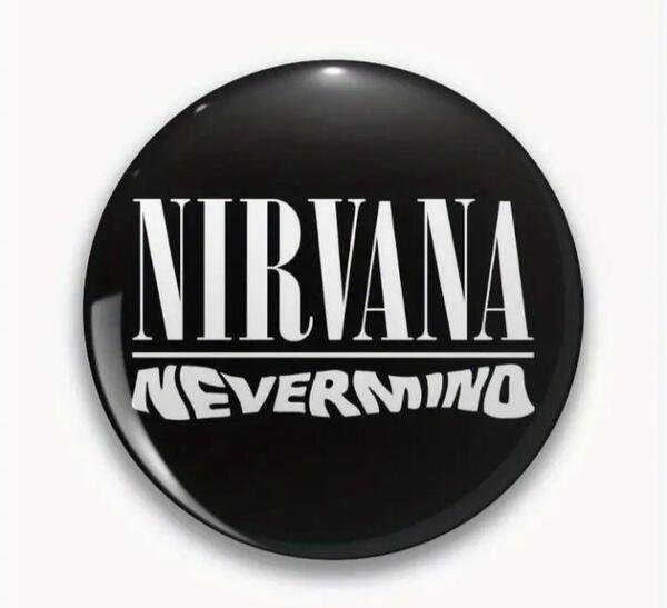 Nirvana nevermind 44mm badge